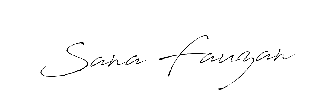 How to make Sana Fauzan signature? Antro_Vectra is a professional autograph style. Create handwritten signature for Sana Fauzan name. Sana Fauzan signature style 6 images and pictures png