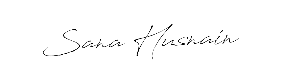 The best way (Antro_Vectra) to make a short signature is to pick only two or three words in your name. The name Sana Husnain include a total of six letters. For converting this name. Sana Husnain signature style 6 images and pictures png