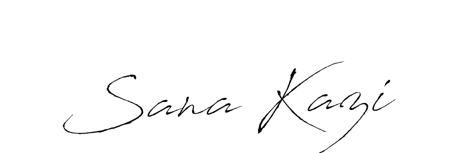 It looks lik you need a new signature style for name Sana Kazi. Design unique handwritten (Antro_Vectra) signature with our free signature maker in just a few clicks. Sana Kazi signature style 6 images and pictures png