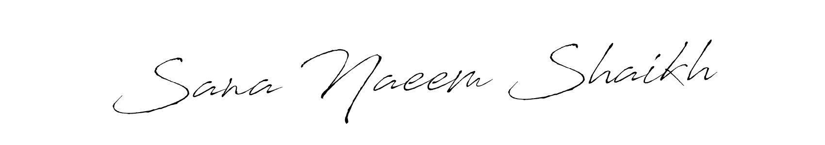 You should practise on your own different ways (Antro_Vectra) to write your name (Sana Naeem Shaikh) in signature. don't let someone else do it for you. Sana Naeem Shaikh signature style 6 images and pictures png