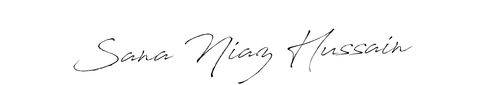 Also we have Sana Niaz Hussain name is the best signature style. Create professional handwritten signature collection using Antro_Vectra autograph style. Sana Niaz Hussain signature style 6 images and pictures png