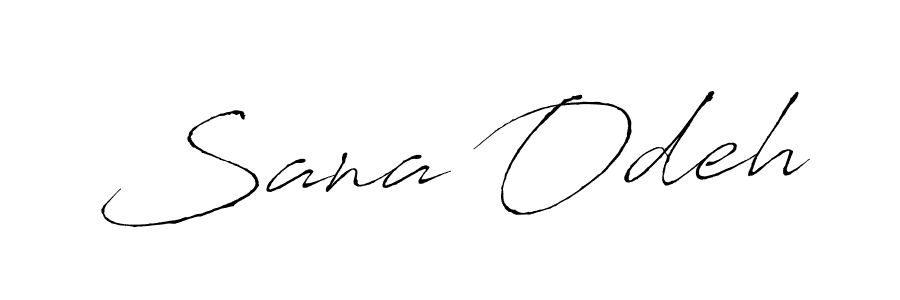 Antro_Vectra is a professional signature style that is perfect for those who want to add a touch of class to their signature. It is also a great choice for those who want to make their signature more unique. Get Sana Odeh name to fancy signature for free. Sana Odeh signature style 6 images and pictures png