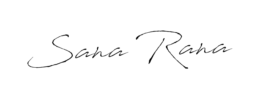 How to make Sana Rana signature? Antro_Vectra is a professional autograph style. Create handwritten signature for Sana Rana name. Sana Rana signature style 6 images and pictures png