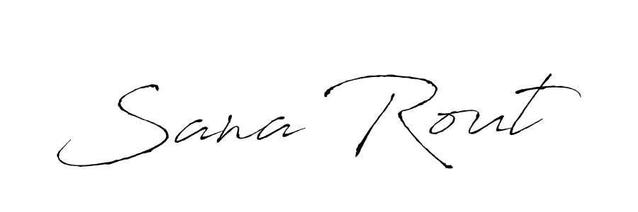 How to make Sana Rout signature? Antro_Vectra is a professional autograph style. Create handwritten signature for Sana Rout name. Sana Rout signature style 6 images and pictures png