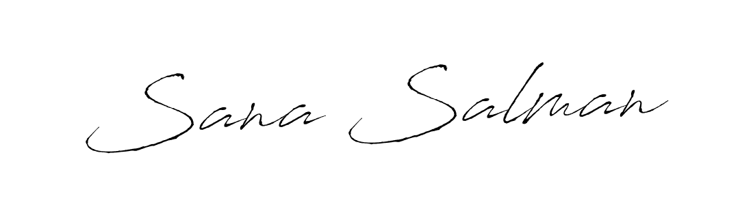 The best way (Antro_Vectra) to make a short signature is to pick only two or three words in your name. The name Sana Salman include a total of six letters. For converting this name. Sana Salman signature style 6 images and pictures png