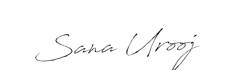 Once you've used our free online signature maker to create your best signature Antro_Vectra style, it's time to enjoy all of the benefits that Sana Urooj name signing documents. Sana Urooj signature style 6 images and pictures png