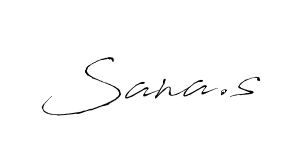 Also You can easily find your signature by using the search form. We will create Sana.s name handwritten signature images for you free of cost using Antro_Vectra sign style. Sana.s signature style 6 images and pictures png