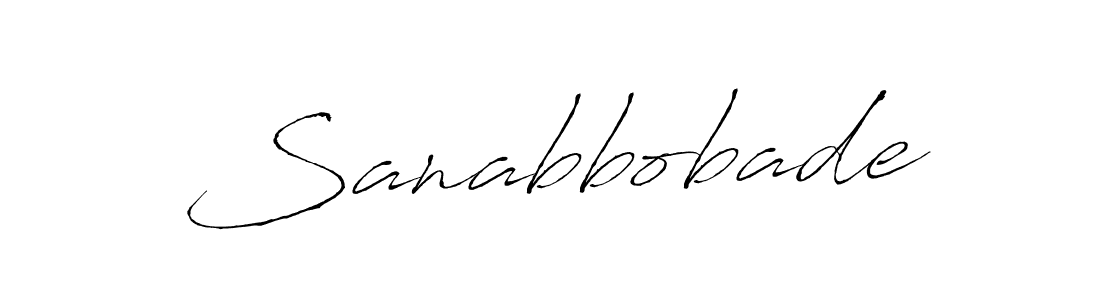 Make a beautiful signature design for name Sanabbobade. With this signature (Antro_Vectra) style, you can create a handwritten signature for free. Sanabbobade signature style 6 images and pictures png