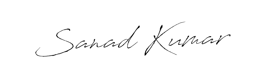 Use a signature maker to create a handwritten signature online. With this signature software, you can design (Antro_Vectra) your own signature for name Sanad Kumar. Sanad Kumar signature style 6 images and pictures png