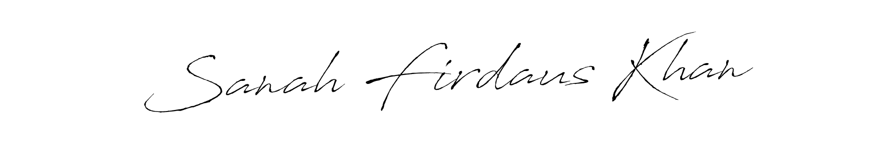 Also You can easily find your signature by using the search form. We will create Sanah Firdaus Khan name handwritten signature images for you free of cost using Antro_Vectra sign style. Sanah Firdaus Khan signature style 6 images and pictures png