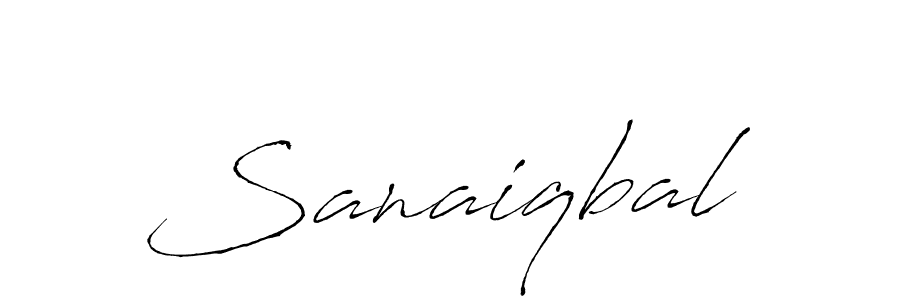 Design your own signature with our free online signature maker. With this signature software, you can create a handwritten (Antro_Vectra) signature for name Sanaiqbal. Sanaiqbal signature style 6 images and pictures png