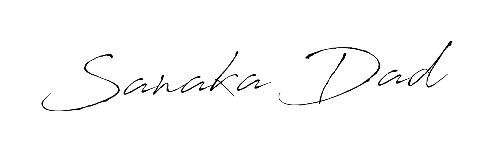 Also we have Sanaka Dad name is the best signature style. Create professional handwritten signature collection using Antro_Vectra autograph style. Sanaka Dad signature style 6 images and pictures png