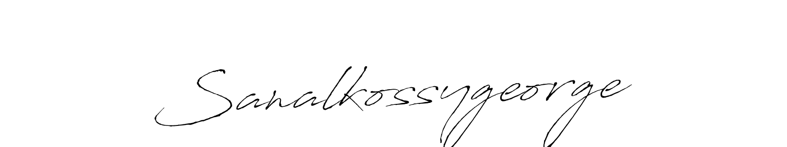 How to Draw Sanalkossygeorge signature style? Antro_Vectra is a latest design signature styles for name Sanalkossygeorge. Sanalkossygeorge signature style 6 images and pictures png