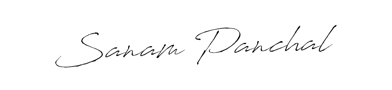 Make a beautiful signature design for name Sanam Panchal. Use this online signature maker to create a handwritten signature for free. Sanam Panchal signature style 6 images and pictures png