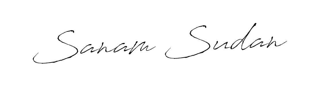 Make a beautiful signature design for name Sanam Sudan. Use this online signature maker to create a handwritten signature for free. Sanam Sudan signature style 6 images and pictures png