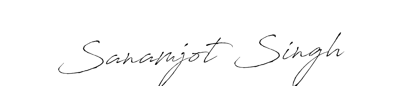 The best way (Antro_Vectra) to make a short signature is to pick only two or three words in your name. The name Sanamjot Singh include a total of six letters. For converting this name. Sanamjot Singh signature style 6 images and pictures png