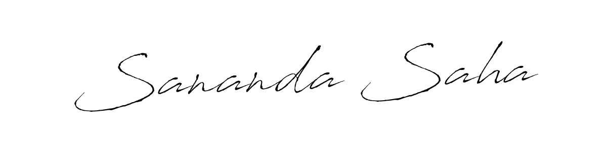 Once you've used our free online signature maker to create your best signature Antro_Vectra style, it's time to enjoy all of the benefits that Sananda Saha name signing documents. Sananda Saha signature style 6 images and pictures png