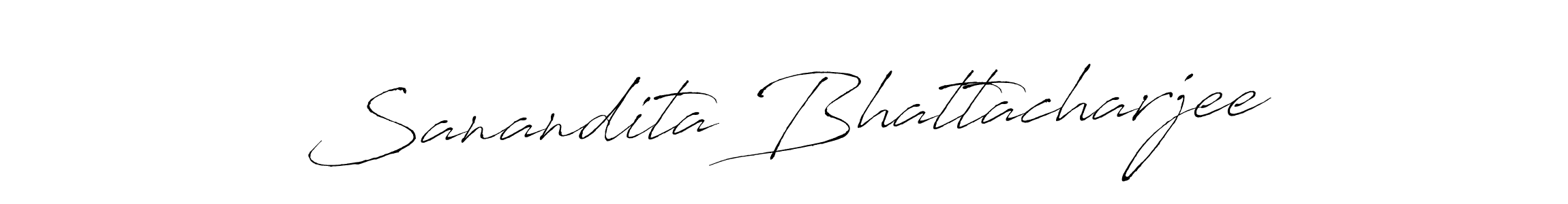 Antro_Vectra is a professional signature style that is perfect for those who want to add a touch of class to their signature. It is also a great choice for those who want to make their signature more unique. Get Sanandita Bhattacharjee name to fancy signature for free. Sanandita Bhattacharjee signature style 6 images and pictures png