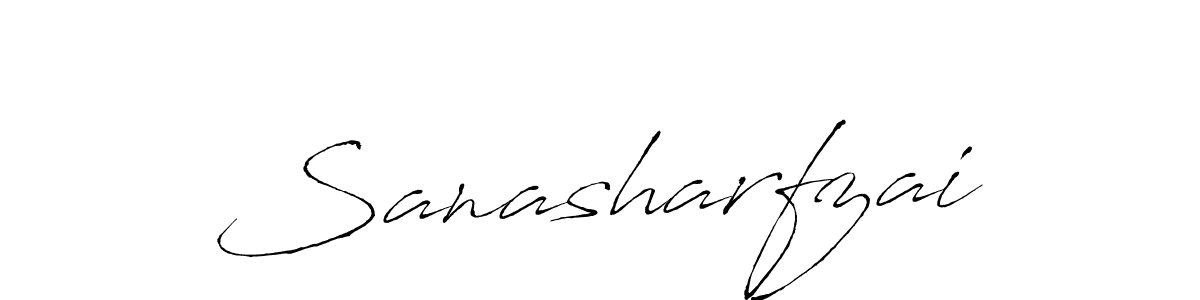 Also You can easily find your signature by using the search form. We will create Sanasharfzai name handwritten signature images for you free of cost using Antro_Vectra sign style. Sanasharfzai signature style 6 images and pictures png