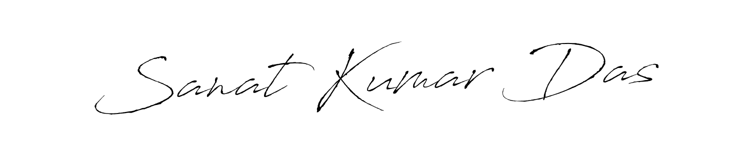 How to make Sanat Kumar Das name signature. Use Antro_Vectra style for creating short signs online. This is the latest handwritten sign. Sanat Kumar Das signature style 6 images and pictures png