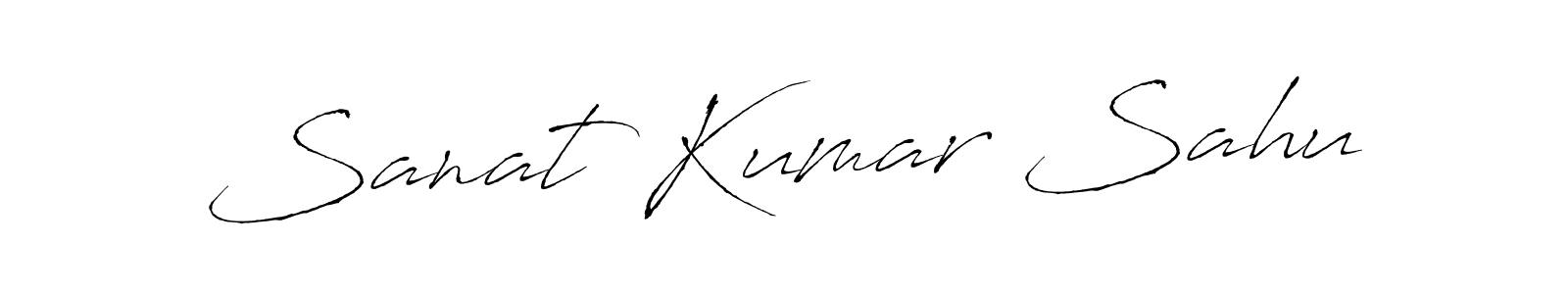 Make a short Sanat Kumar Sahu signature style. Manage your documents anywhere anytime using Antro_Vectra. Create and add eSignatures, submit forms, share and send files easily. Sanat Kumar Sahu signature style 6 images and pictures png
