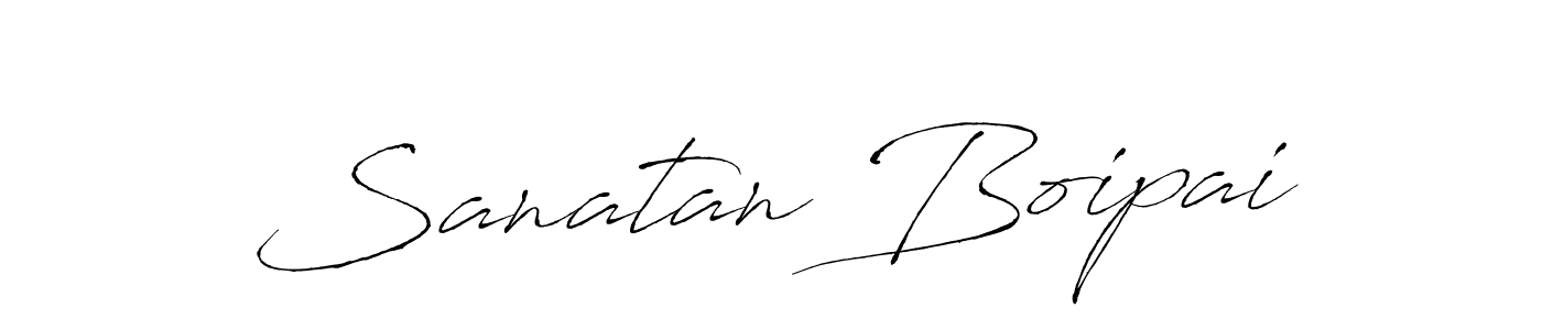Sanatan Boipai stylish signature style. Best Handwritten Sign (Antro_Vectra) for my name. Handwritten Signature Collection Ideas for my name Sanatan Boipai. Sanatan Boipai signature style 6 images and pictures png