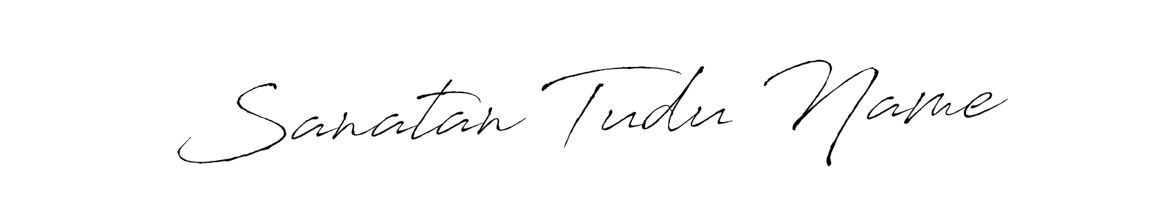 How to make Sanatan Tudu Name signature? Antro_Vectra is a professional autograph style. Create handwritten signature for Sanatan Tudu Name name. Sanatan Tudu Name signature style 6 images and pictures png