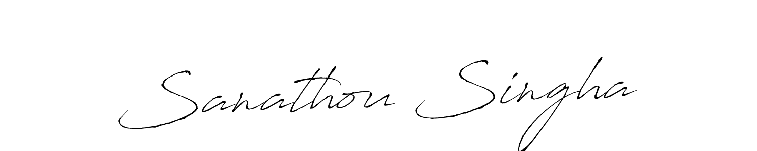 You can use this online signature creator to create a handwritten signature for the name Sanathou Singha. This is the best online autograph maker. Sanathou Singha signature style 6 images and pictures png