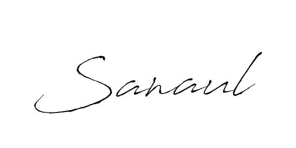 Also we have Sanaul name is the best signature style. Create professional handwritten signature collection using Antro_Vectra autograph style. Sanaul signature style 6 images and pictures png