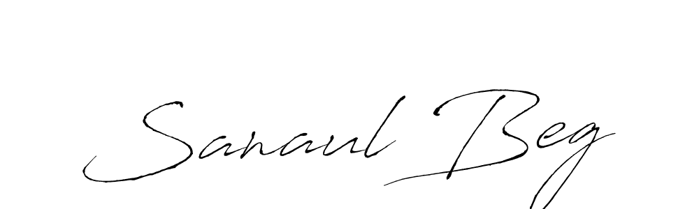 Use a signature maker to create a handwritten signature online. With this signature software, you can design (Antro_Vectra) your own signature for name Sanaul Beg. Sanaul Beg signature style 6 images and pictures png