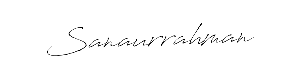 Create a beautiful signature design for name Sanaurrahman. With this signature (Antro_Vectra) fonts, you can make a handwritten signature for free. Sanaurrahman signature style 6 images and pictures png