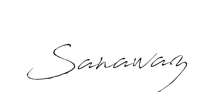 Design your own signature with our free online signature maker. With this signature software, you can create a handwritten (Antro_Vectra) signature for name Sanawaz. Sanawaz signature style 6 images and pictures png