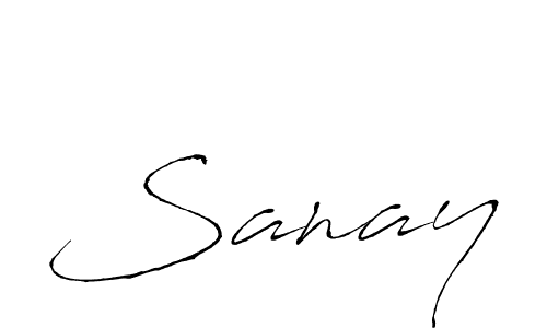 if you are searching for the best signature style for your name Sanay. so please give up your signature search. here we have designed multiple signature styles  using Antro_Vectra. Sanay signature style 6 images and pictures png