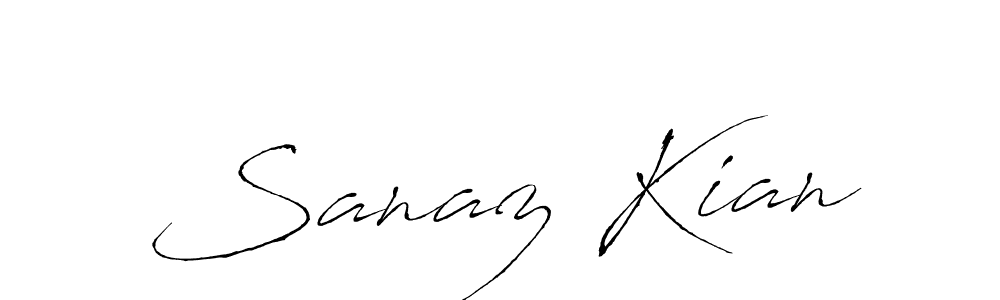Also we have Sanaz Kian name is the best signature style. Create professional handwritten signature collection using Antro_Vectra autograph style. Sanaz Kian signature style 6 images and pictures png