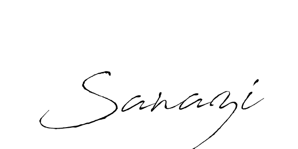 Make a beautiful signature design for name Sanazi. Use this online signature maker to create a handwritten signature for free. Sanazi signature style 6 images and pictures png