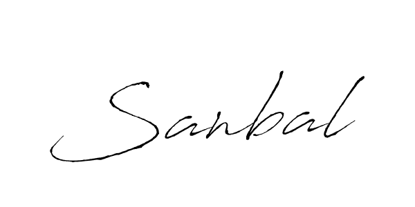 Make a beautiful signature design for name Sanbal. Use this online signature maker to create a handwritten signature for free. Sanbal signature style 6 images and pictures png