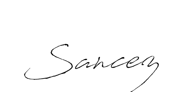 Make a beautiful signature design for name Sancez. Use this online signature maker to create a handwritten signature for free. Sancez signature style 6 images and pictures png