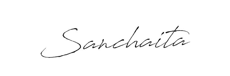 Also we have Sanchaita name is the best signature style. Create professional handwritten signature collection using Antro_Vectra autograph style. Sanchaita signature style 6 images and pictures png