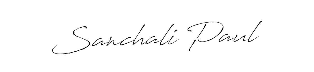 Use a signature maker to create a handwritten signature online. With this signature software, you can design (Antro_Vectra) your own signature for name Sanchali Paul. Sanchali Paul signature style 6 images and pictures png