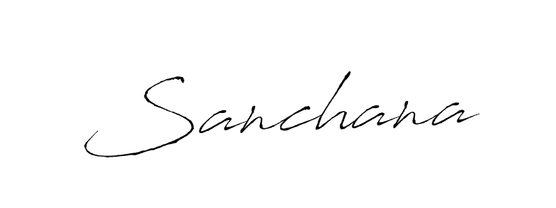 You should practise on your own different ways (Antro_Vectra) to write your name (Sanchana) in signature. don't let someone else do it for you. Sanchana signature style 6 images and pictures png