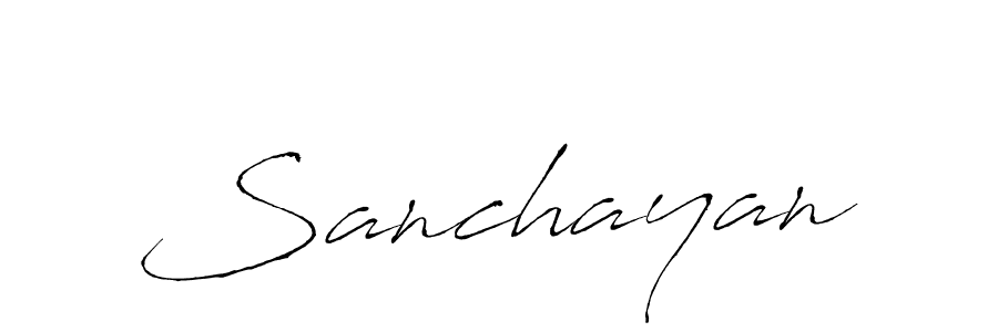 How to make Sanchayan name signature. Use Antro_Vectra style for creating short signs online. This is the latest handwritten sign. Sanchayan signature style 6 images and pictures png