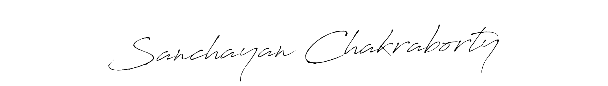 Design your own signature with our free online signature maker. With this signature software, you can create a handwritten (Antro_Vectra) signature for name Sanchayan Chakraborty. Sanchayan Chakraborty signature style 6 images and pictures png