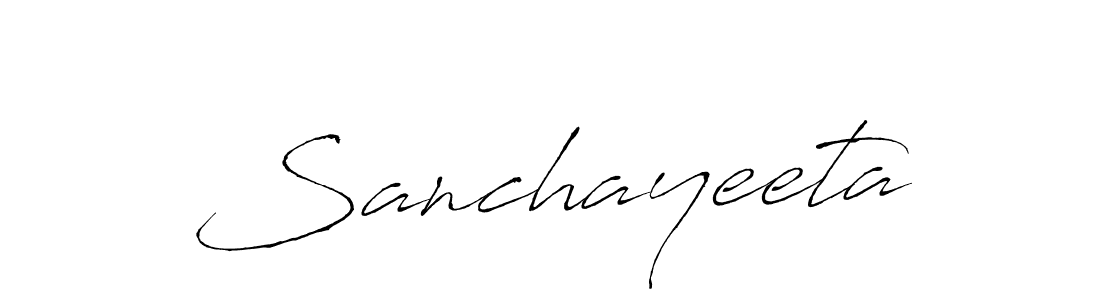 Make a beautiful signature design for name Sanchayeeta. With this signature (Antro_Vectra) style, you can create a handwritten signature for free. Sanchayeeta signature style 6 images and pictures png