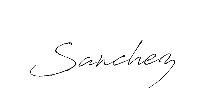 You should practise on your own different ways (Antro_Vectra) to write your name (Sanchez) in signature. don't let someone else do it for you. Sanchez signature style 6 images and pictures png