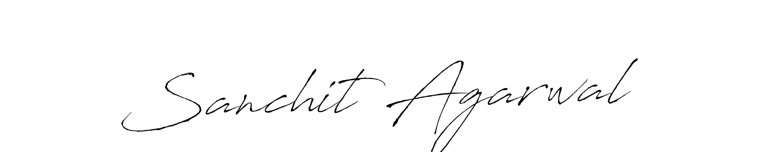 Similarly Antro_Vectra is the best handwritten signature design. Signature creator online .You can use it as an online autograph creator for name Sanchit Agarwal. Sanchit Agarwal signature style 6 images and pictures png