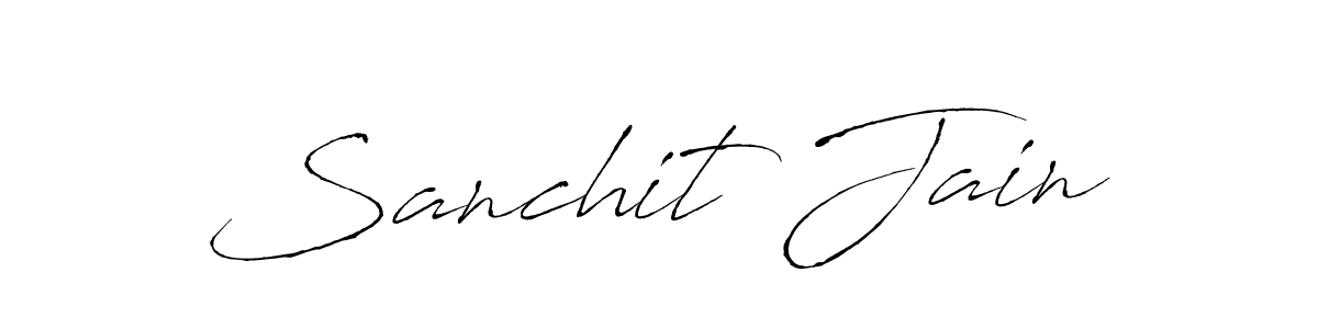 Also You can easily find your signature by using the search form. We will create Sanchit Jain name handwritten signature images for you free of cost using Antro_Vectra sign style. Sanchit Jain signature style 6 images and pictures png