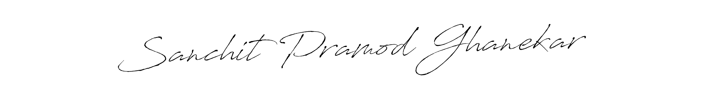 The best way (Antro_Vectra) to make a short signature is to pick only two or three words in your name. The name Sanchit Pramod Ghanekar include a total of six letters. For converting this name. Sanchit Pramod Ghanekar signature style 6 images and pictures png