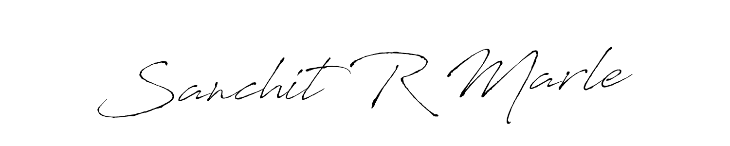 Create a beautiful signature design for name Sanchit R Marle. With this signature (Antro_Vectra) fonts, you can make a handwritten signature for free. Sanchit R Marle signature style 6 images and pictures png