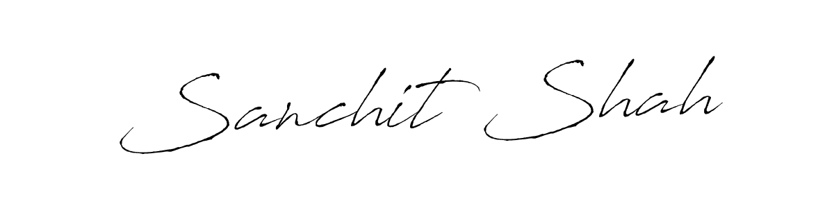 Similarly Antro_Vectra is the best handwritten signature design. Signature creator online .You can use it as an online autograph creator for name Sanchit Shah. Sanchit Shah signature style 6 images and pictures png