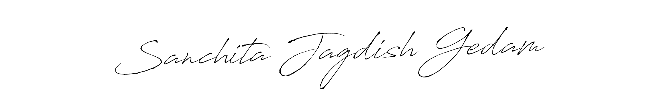 Similarly Antro_Vectra is the best handwritten signature design. Signature creator online .You can use it as an online autograph creator for name Sanchita Jagdish Gedam. Sanchita Jagdish Gedam signature style 6 images and pictures png